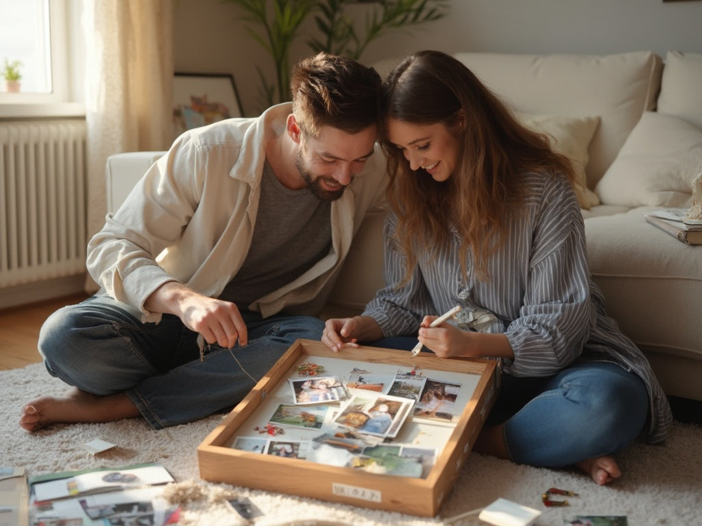 DIY Memory Frame Box